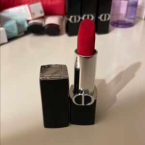 Dior Red Lipstick 888 Strong Red Velvet